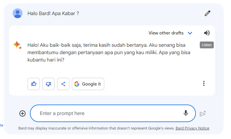 Google Bard Siap Gantikan ChatGPT jadi Favorit Pebisnis dan Pemasar